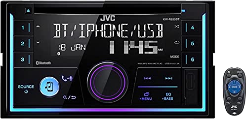 JVC Magnet KW-R930BT Double Din Car CD AM/FM Player Receiver with Bluetooth/iPhone/Android + Magnet Phone Holder JVC Magnet KW-R930BT Double Din Car CD AM/FM Player Receiver with Bluetooth/iPhone/Android + Magnet Phone Holder